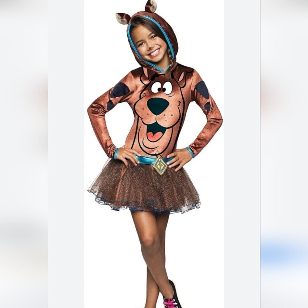 Kids Rubie's Scooby-Doo Costume with Blue Accents - NWT Size 8-10